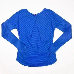 Ivivva Mindful Moment  purple Blue Striped Long Sleeve 8